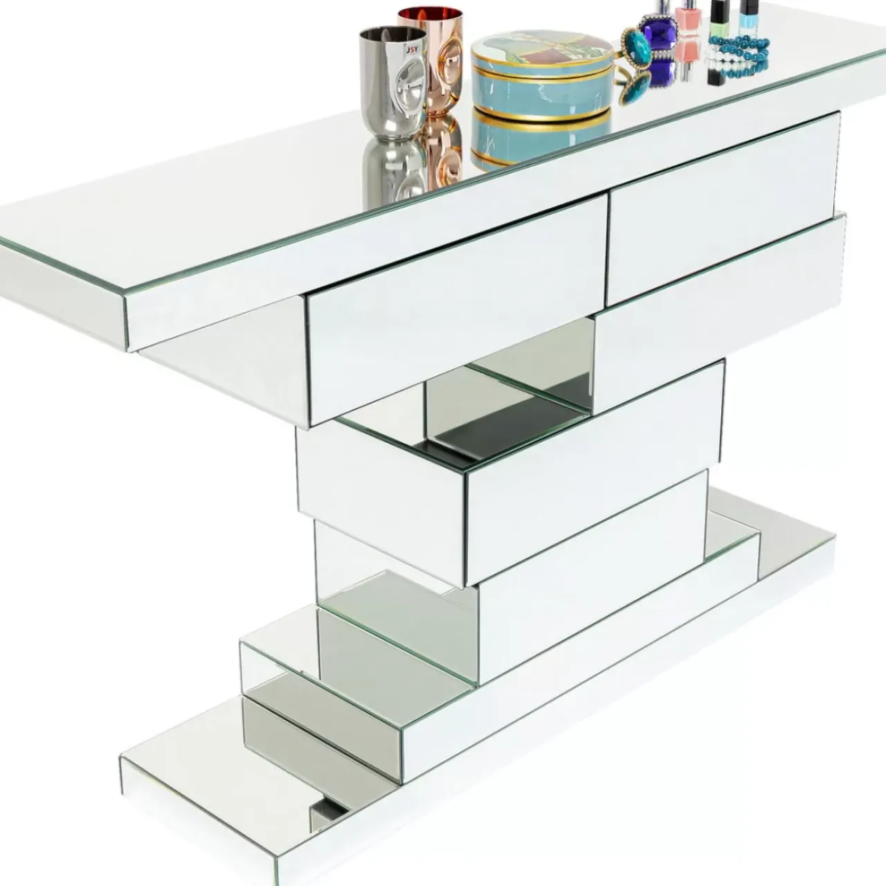Kommoden & Sideboards-KARE Design Konsole Brick Mirror