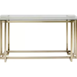 Kommoden & Sideboards-KARE Design Konsole Clara Gold 145X76Cm