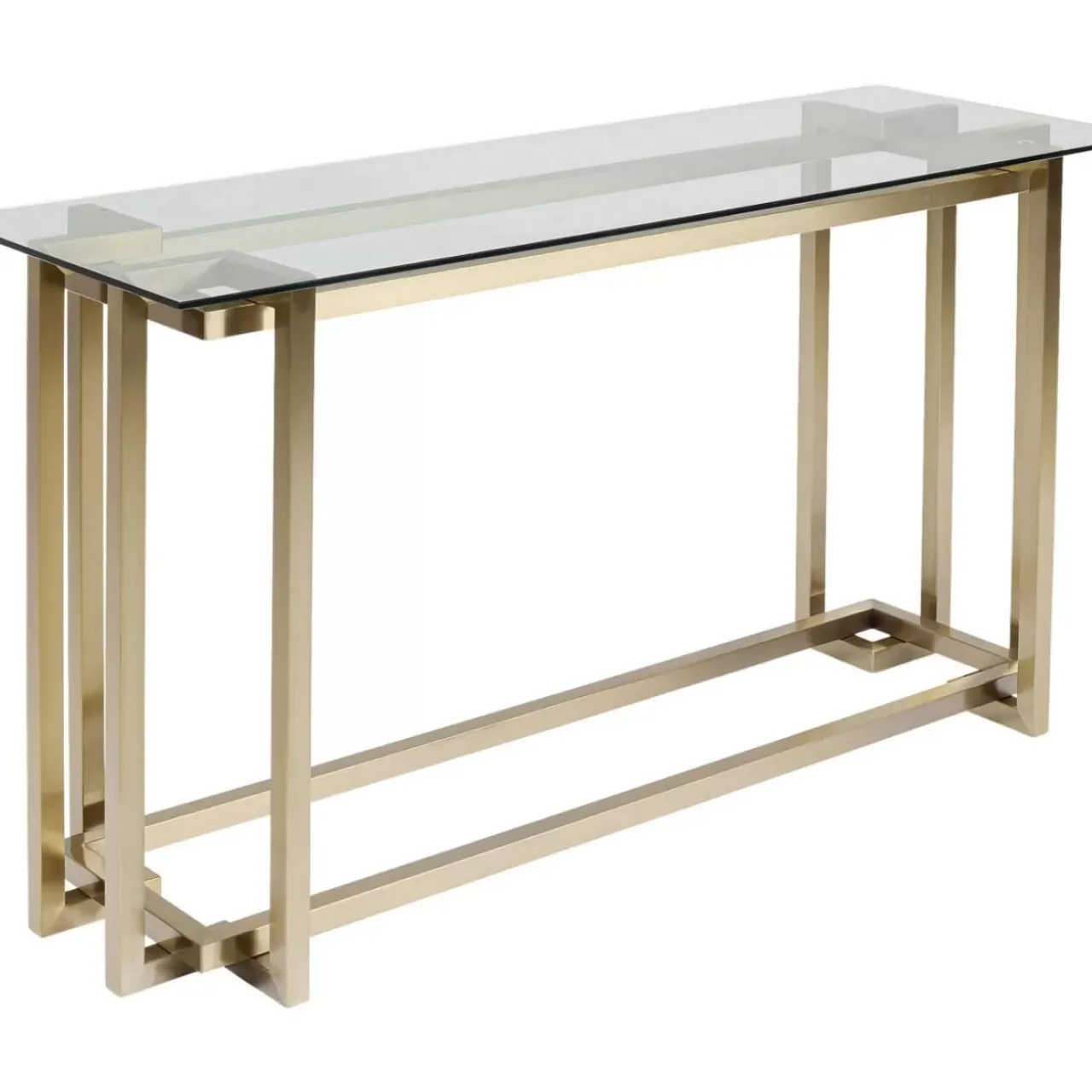 Kommoden & Sideboards-KARE Design Konsole Clara Gold 145X76Cm