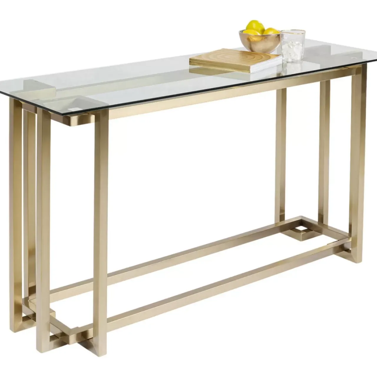 Kommoden & Sideboards-KARE Design Konsole Clara Gold 145X76Cm