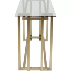 Kommoden & Sideboards-KARE Design Konsole Clara Gold 145X76Cm