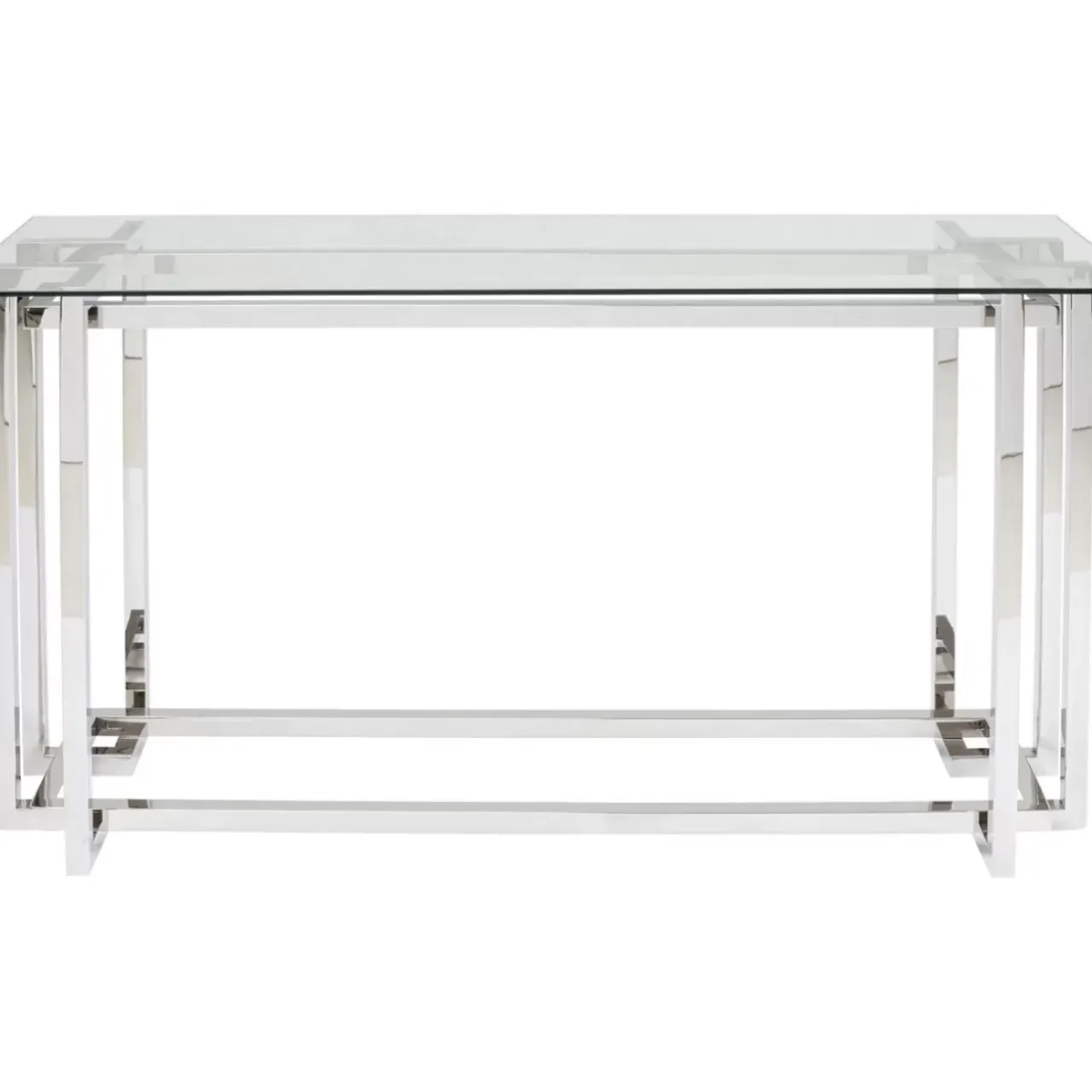 Kommoden & Sideboards-KARE Design Konsole Clara Silber 145X76Cm