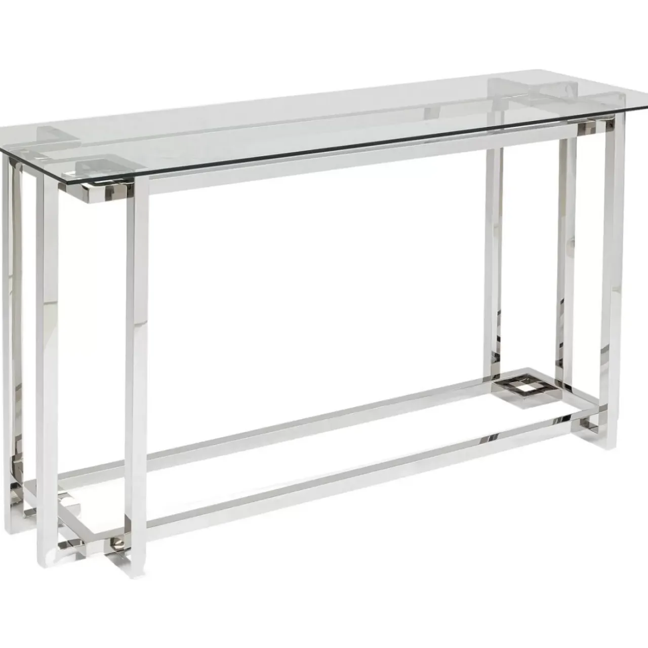 Kommoden & Sideboards-KARE Design Konsole Clara Silber 145X76Cm