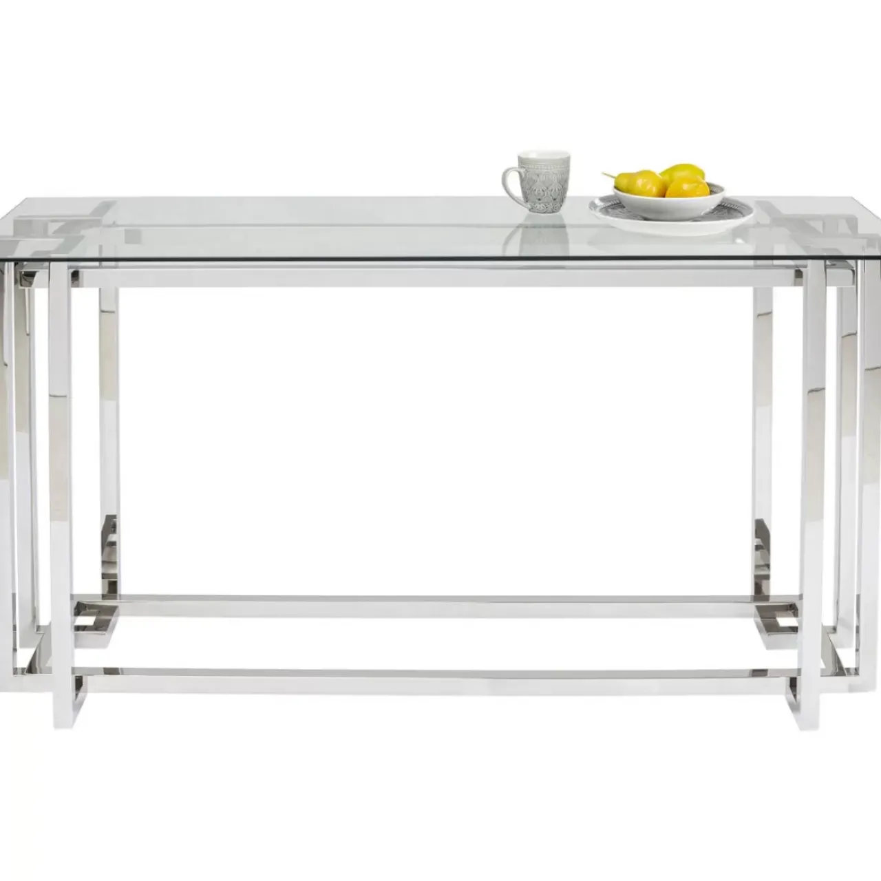 Kommoden & Sideboards-KARE Design Konsole Clara Silber 145X76Cm