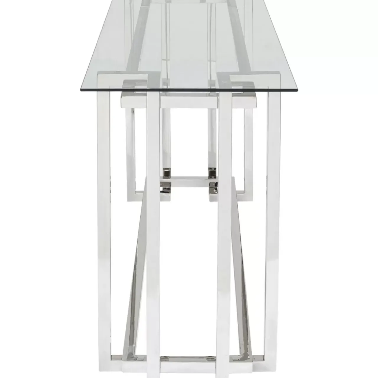 Kommoden & Sideboards-KARE Design Konsole Clara Silber 145X76Cm