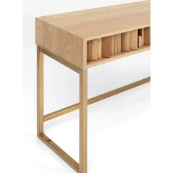 Kommoden & Sideboards-KARE Design Konsole Concertina Natur 136X40Cm