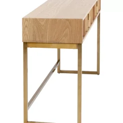 Kommoden & Sideboards-KARE Design Konsole Concertina Natur 136X40Cm