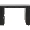 Kommoden & Sideboards-KARE Design Konsole Curve Schwarz 120X76Cm