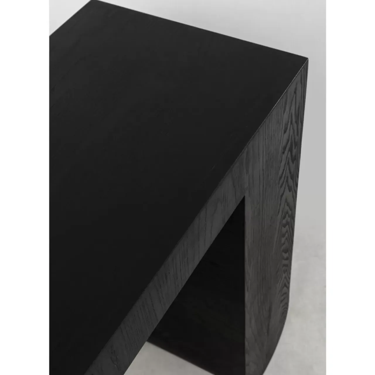 Kommoden & Sideboards-KARE Design Konsole Curve Schwarz 120X76Cm