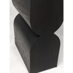 Kommoden & Sideboards-KARE Design Konsole Curve Schwarz 120X76Cm
