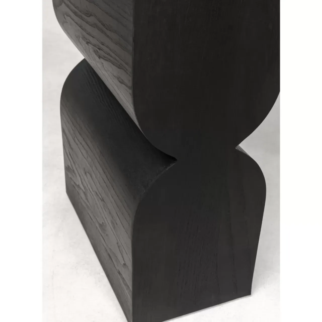 Kommoden & Sideboards-KARE Design Konsole Curve Schwarz 120X76Cm