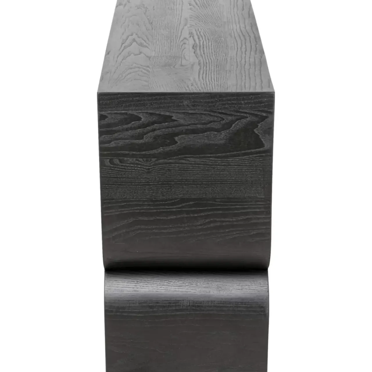 Kommoden & Sideboards-KARE Design Konsole Curve Schwarz 120X76Cm