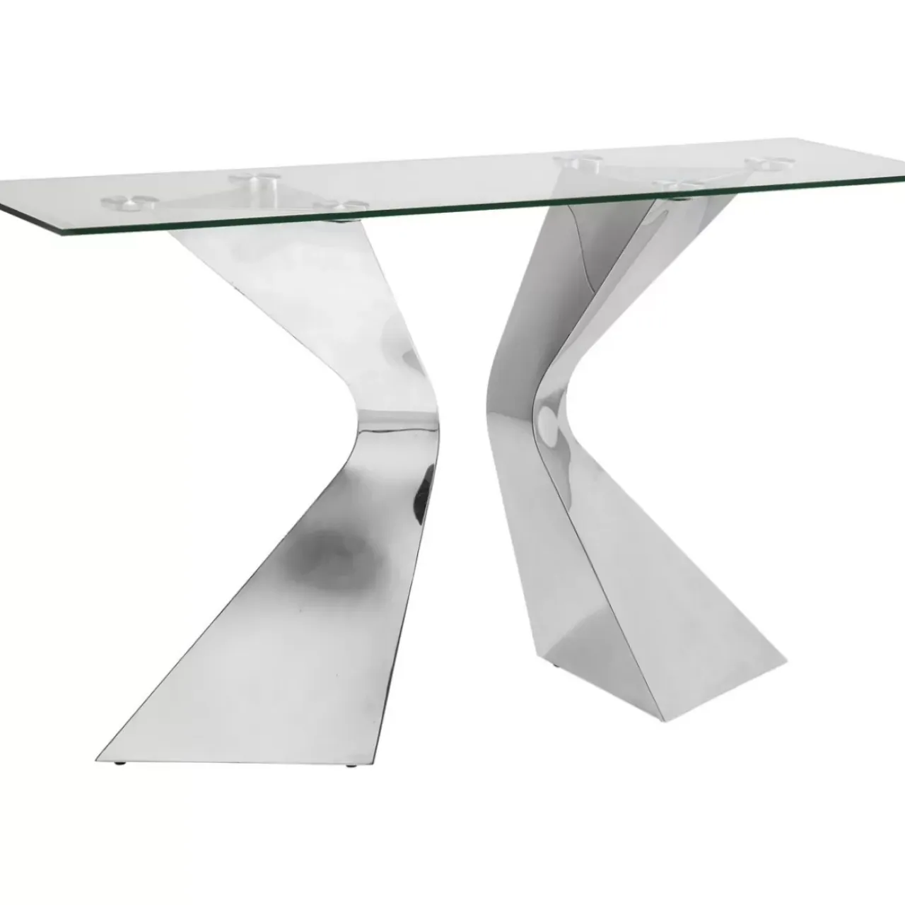 Kommoden & Sideboards-KARE Design Konsole Gloria Chrome
