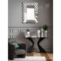 Kommoden & Sideboards-KARE Design Konsole Gloria Schwarz Keramik 140X81Cm