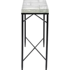 Kommoden & Sideboards-KARE Design Konsole Iceline Schwarz 82X76Cm