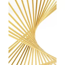 Kommoden & Sideboards-KARE Design Konsole Laser Gold 120X40