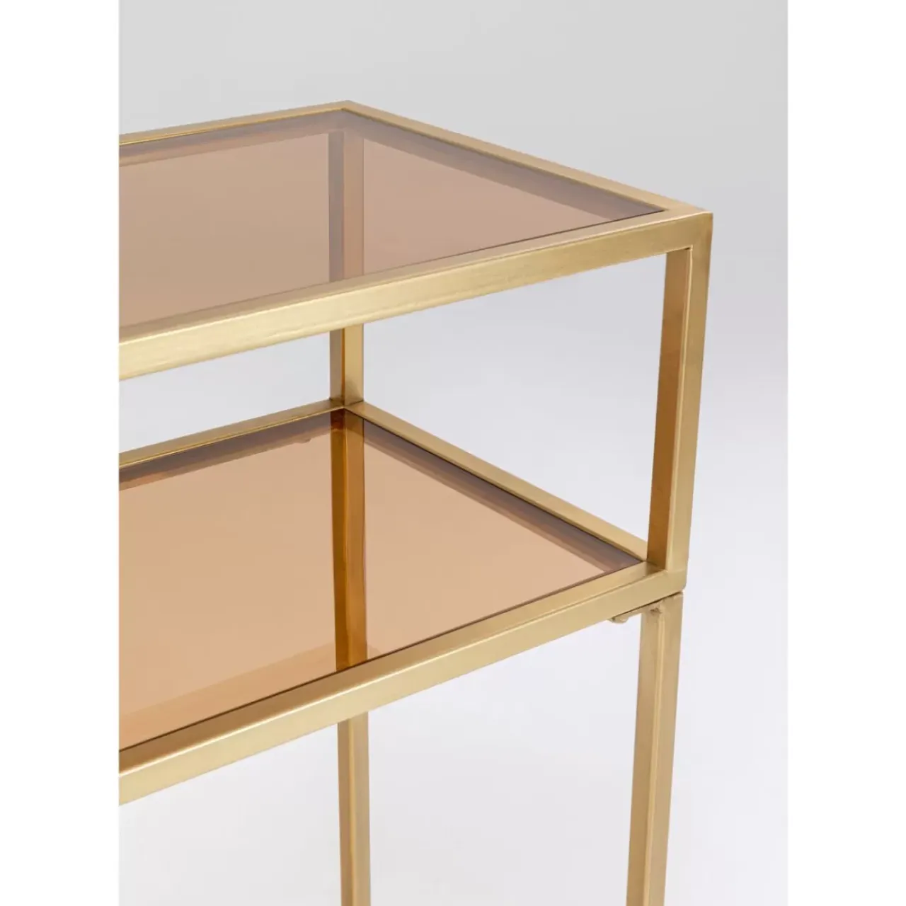 Kommoden & Sideboards-KARE Design Konsole Loft Gold 85X80Cm