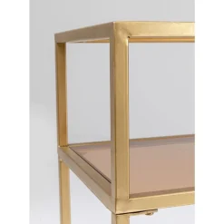 Kommoden & Sideboards-KARE Design Konsole Loft Gold 85X80Cm