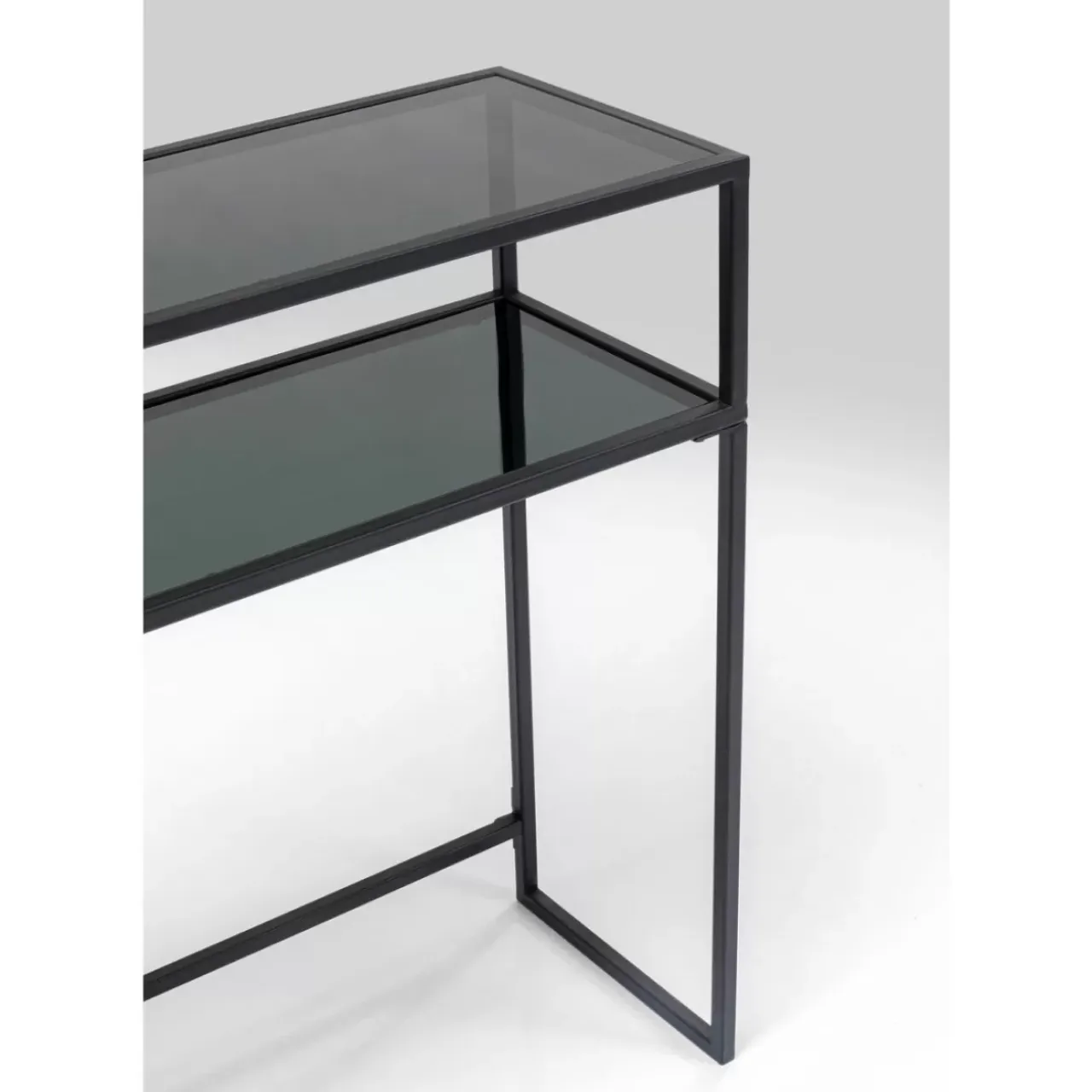 Kommoden & Sideboards-KARE Design Konsole Loft Schwarz 80X85