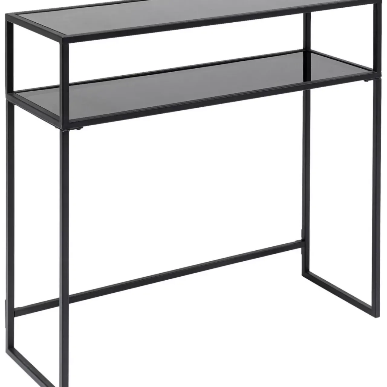 Kommoden & Sideboards-KARE Design Konsole Loft Schwarz 80X85