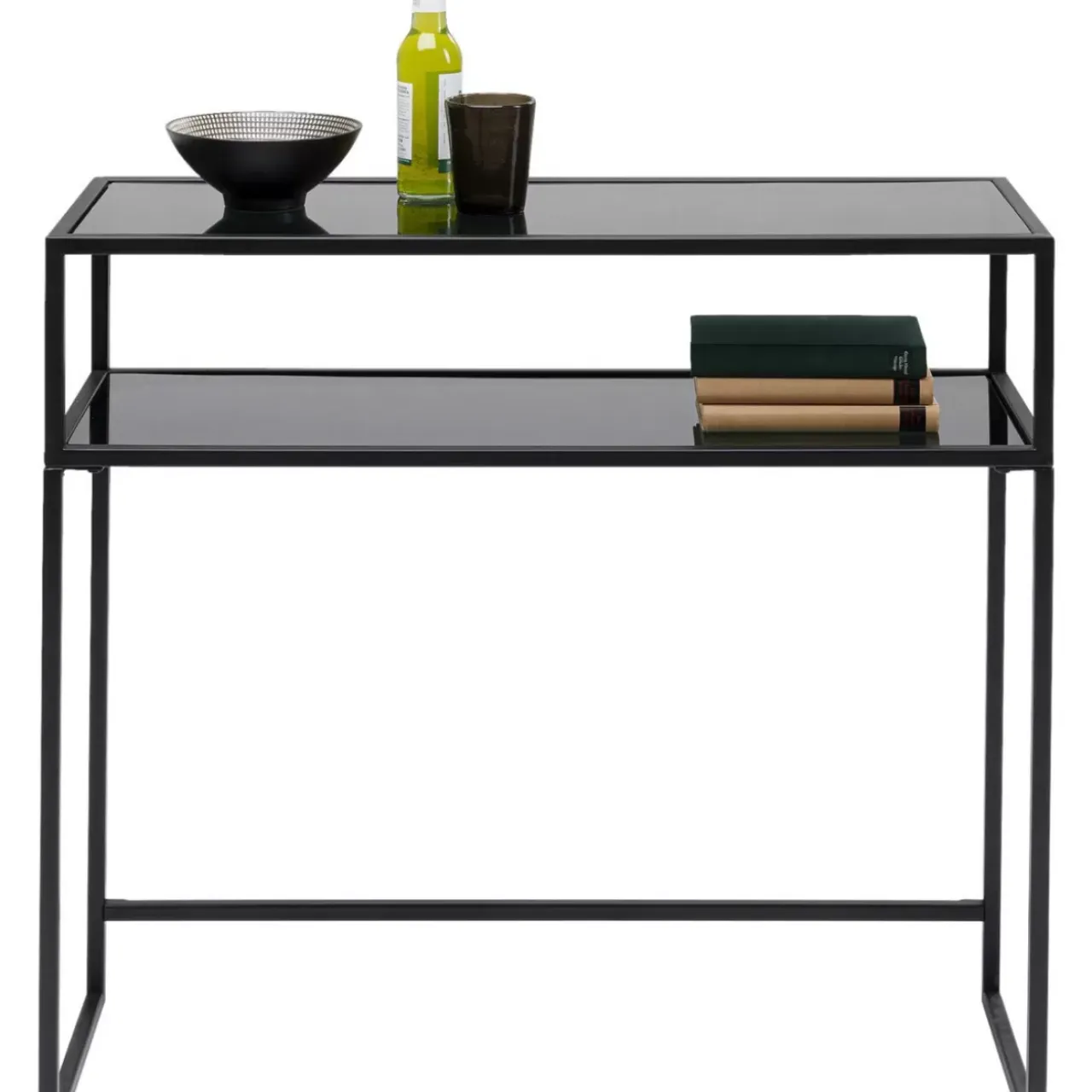 Kommoden & Sideboards-KARE Design Konsole Loft Schwarz 80X85