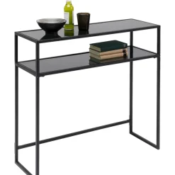 Kommoden & Sideboards-KARE Design Konsole Loft Schwarz 80X85