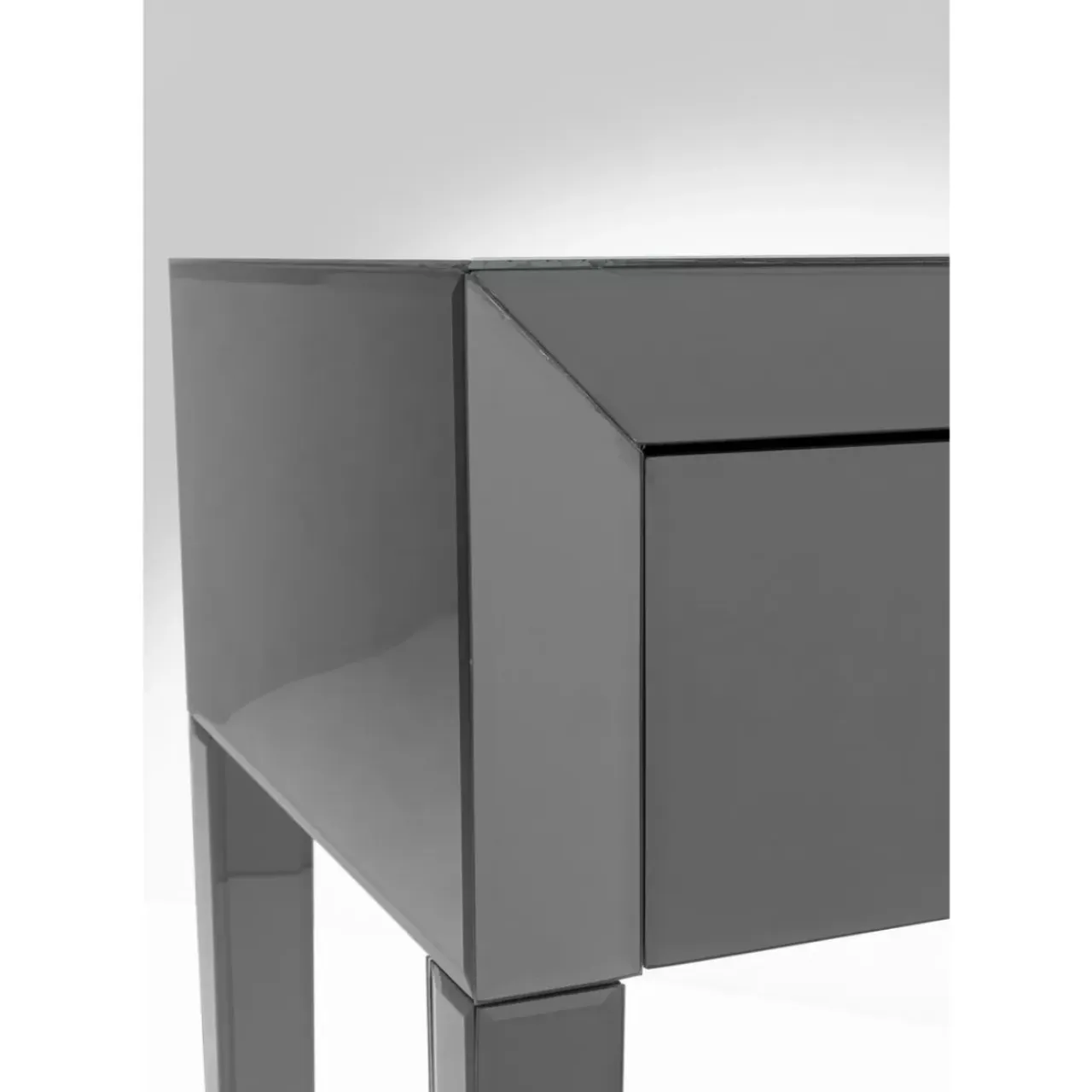 Kommoden & Sideboards-KARE Design Konsole Luxury Push Grau