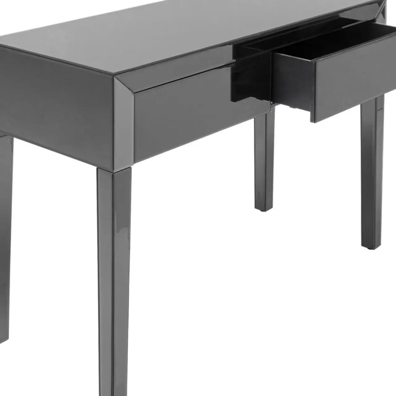 Kommoden & Sideboards-KARE Design Konsole Luxury Push Grau