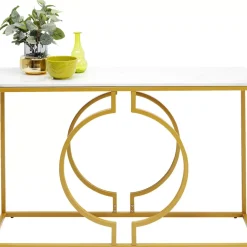 Kommoden & Sideboards-KARE Design Konsole Miami Loft Caramel 120Cm