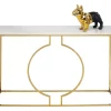 Kommoden & Sideboards-KARE Design Konsole Miami Loft Gold 120Cm