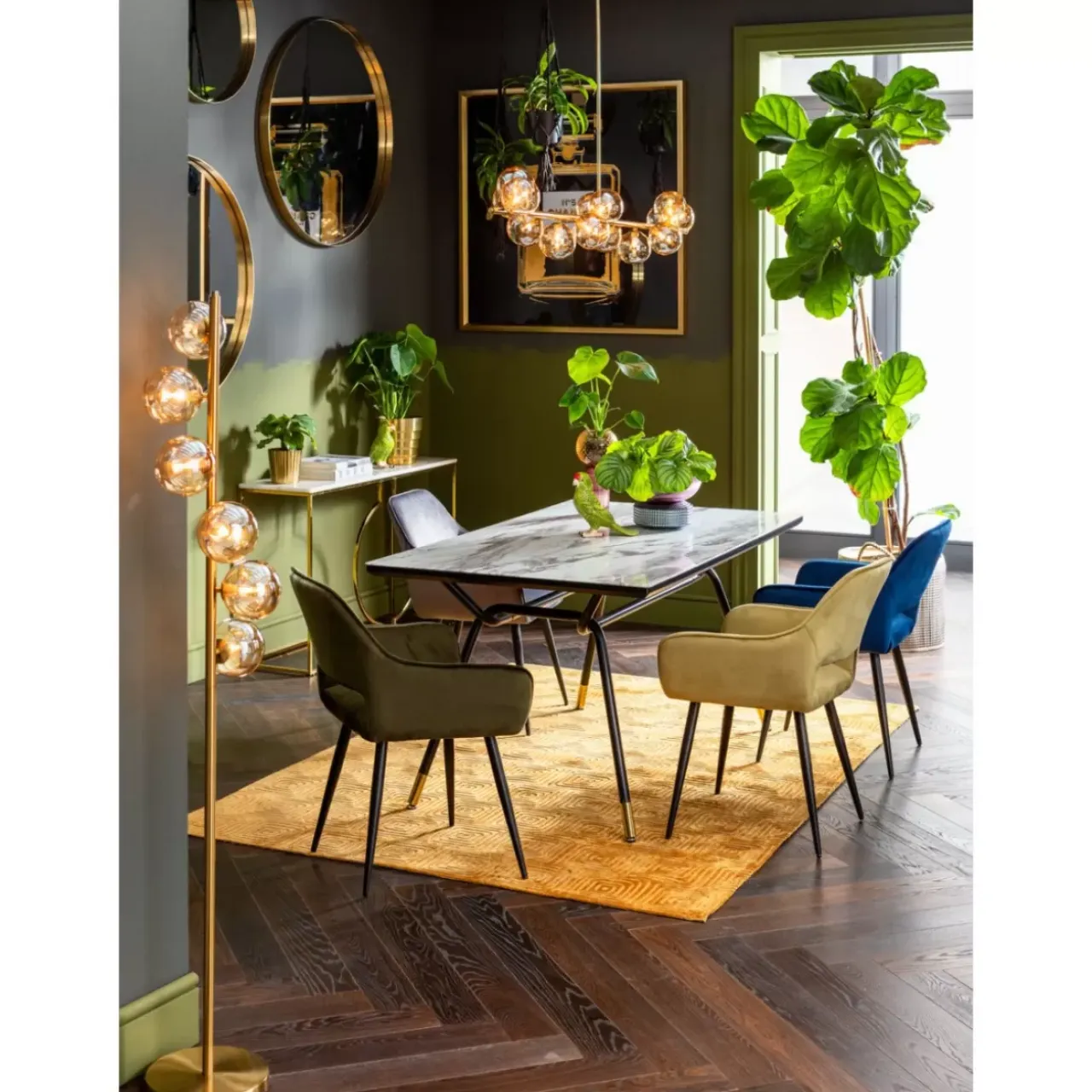 Kommoden & Sideboards-KARE Design Konsole Miami Loft Gold 120Cm