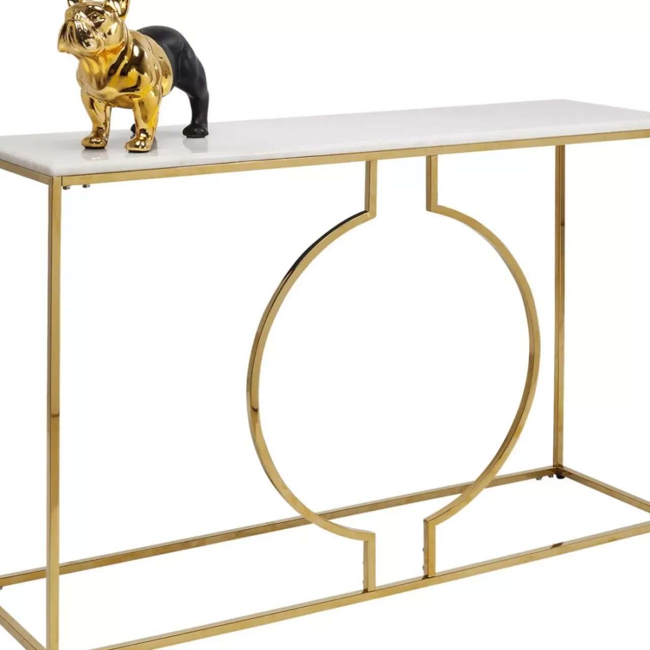 Kommoden & Sideboards-KARE Design Konsole Miami Loft Gold 120Cm