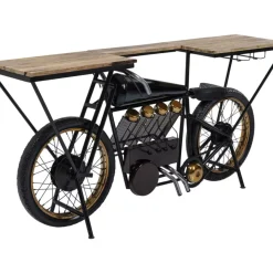 Kommoden & Sideboards-KARE Design Konsole Motorbike Schwarz