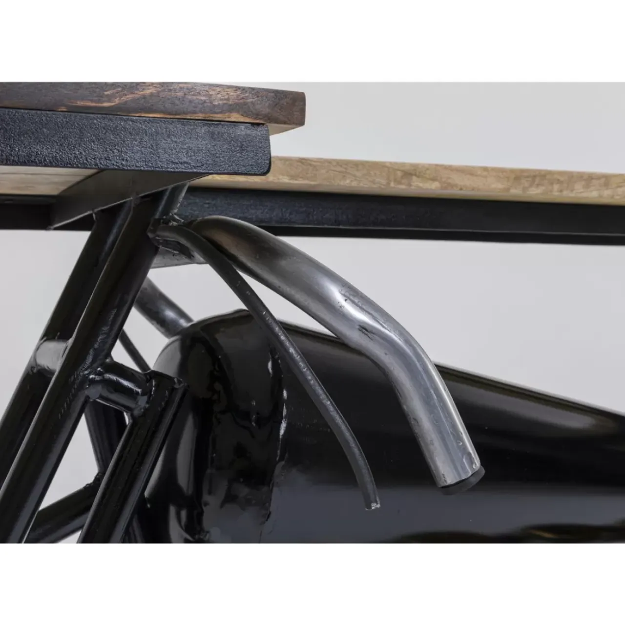 Kommoden & Sideboards-KARE Design Konsole Motorbike Schwarz