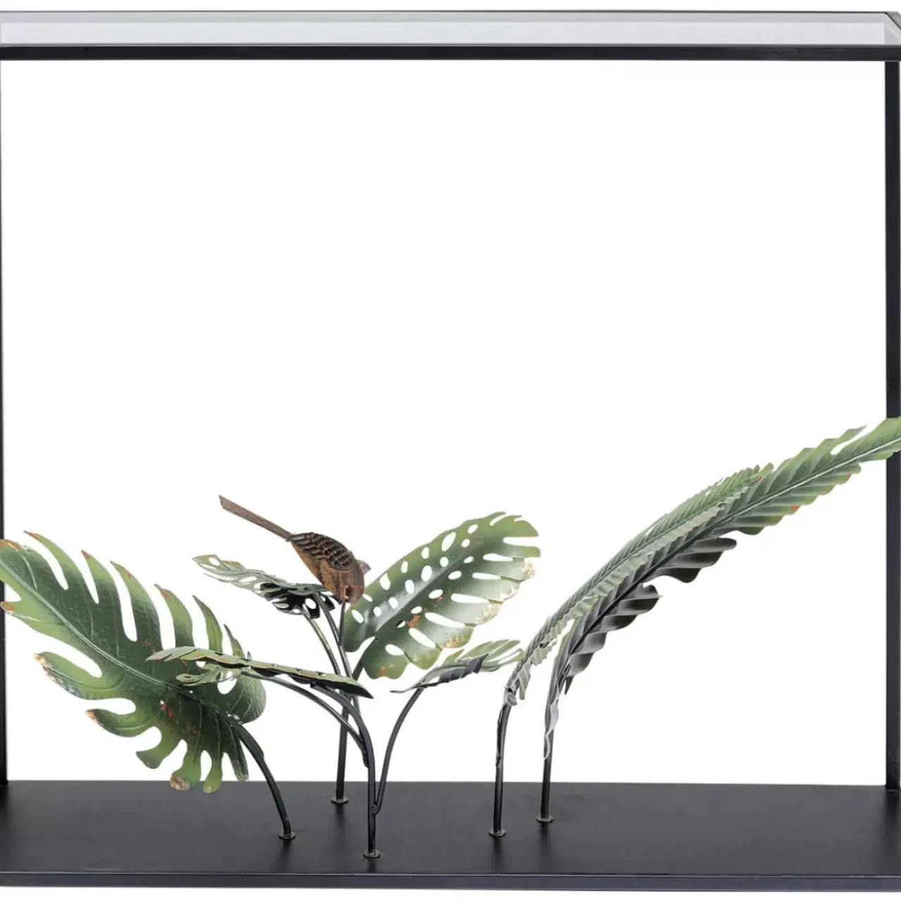Kommoden & Sideboards-KARE Design Konsole Palms Schwarz 100X86Cm