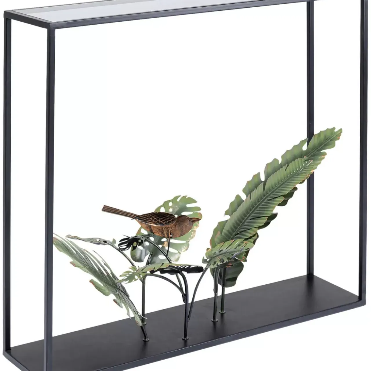 Kommoden & Sideboards-KARE Design Konsole Palms Schwarz 100X86Cm