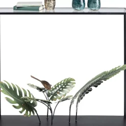 Kommoden & Sideboards-KARE Design Konsole Palms Schwarz 100X86Cm