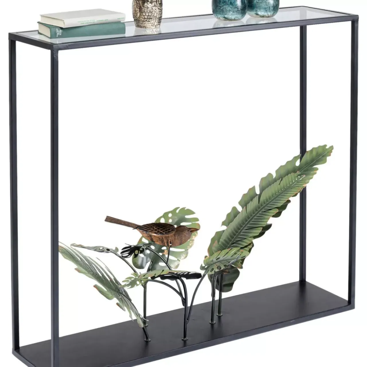 Kommoden & Sideboards-KARE Design Konsole Palms Schwarz 100X86Cm