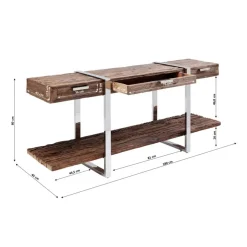 Kommoden & Sideboards-KARE Design Konsole Rustico 180X46Cm
