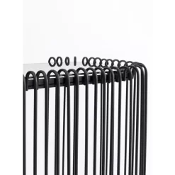 Kommoden & Sideboards-KARE Design Konsole Wire Glas Schwarz 142X89Cm