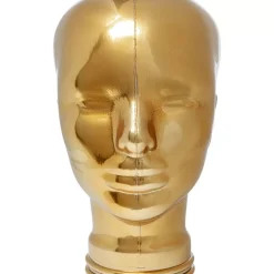 Deko & Geschenkartikel-KARE Design Kopfhorerstander Gold Metallic