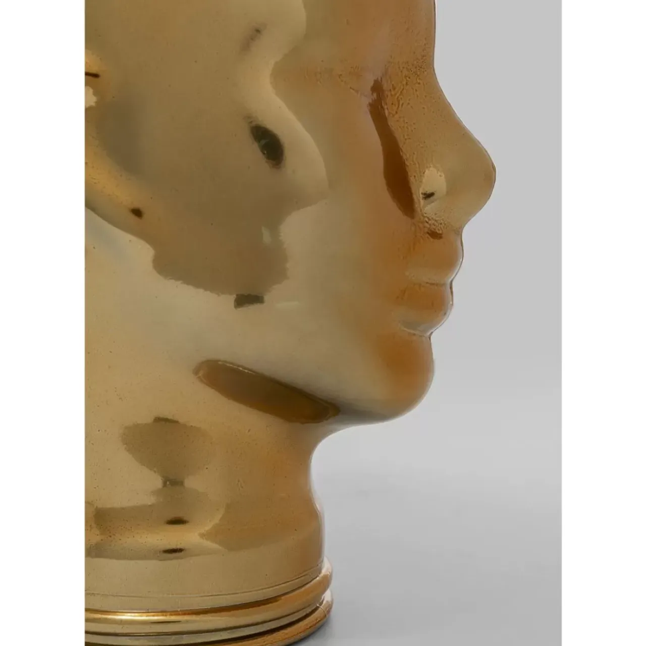 Deko & Geschenkartikel-KARE Design Kopfhorerstander Gold Metallic