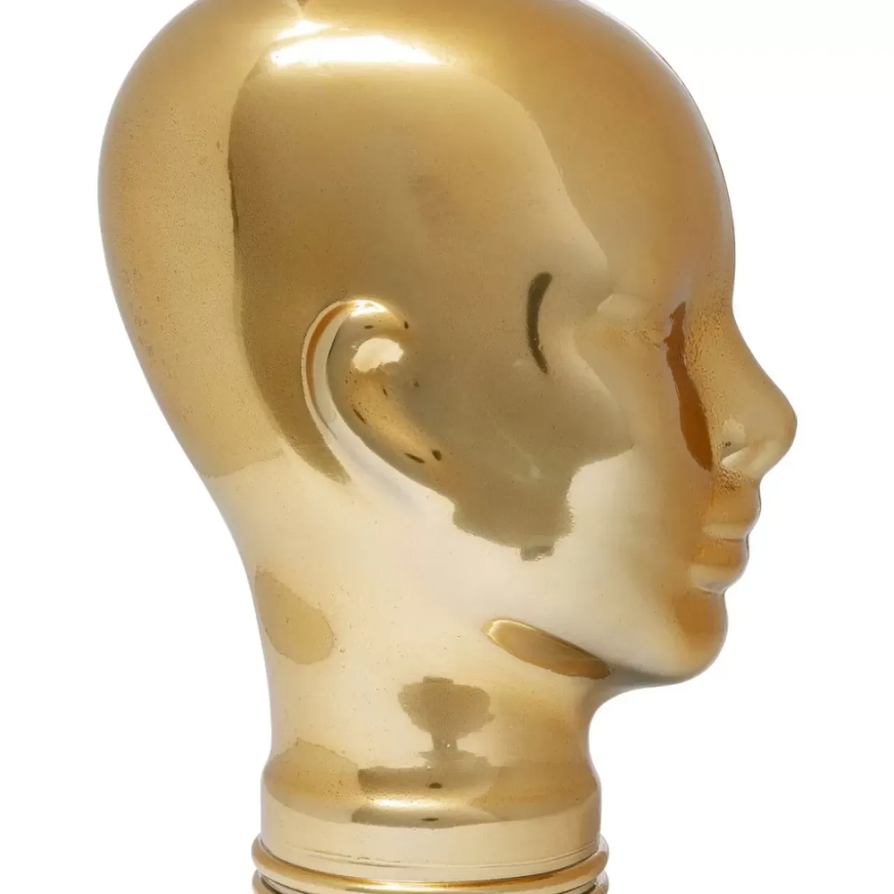 Deko & Geschenkartikel-KARE Design Kopfhorerstander Gold Metallic