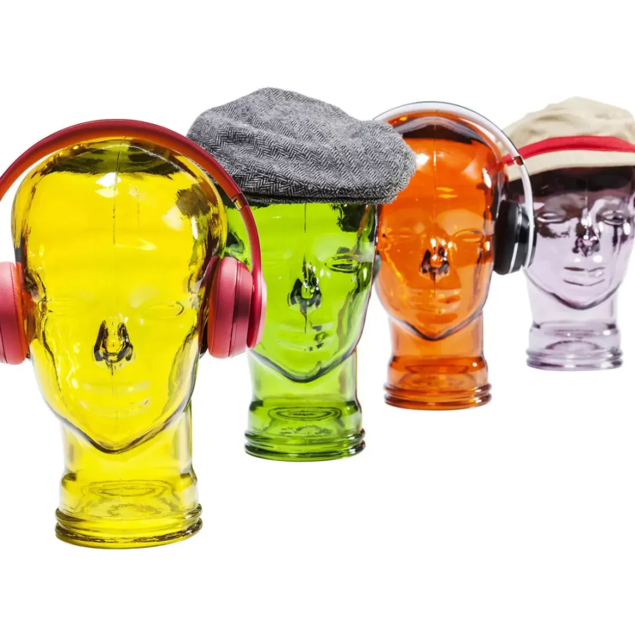 Deko & Geschenkartikel-KARE Design Kopfhorerstander Transparent Sortiert