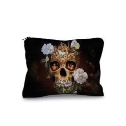 Deko & Geschenkartikel-KARE Design Kosmetiktasche Skull Memnto Mori