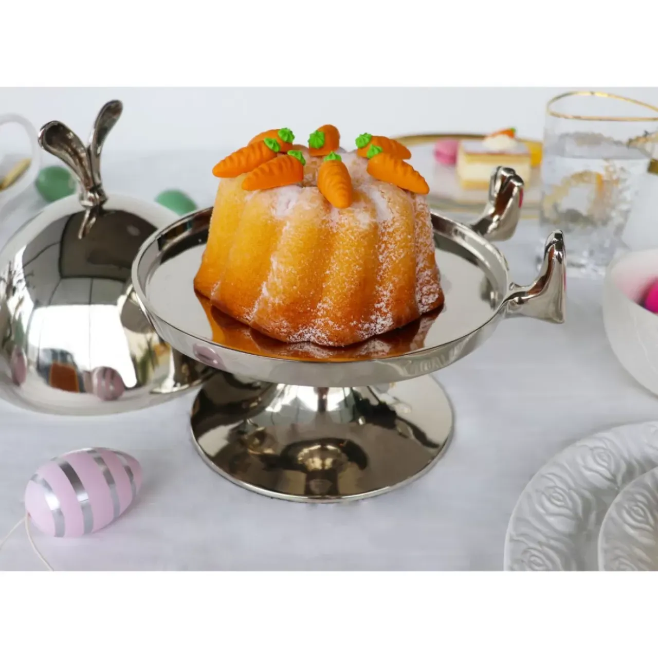 Geschirr & Tischaccessoires-KARE Design Kuchenglocke Bunny