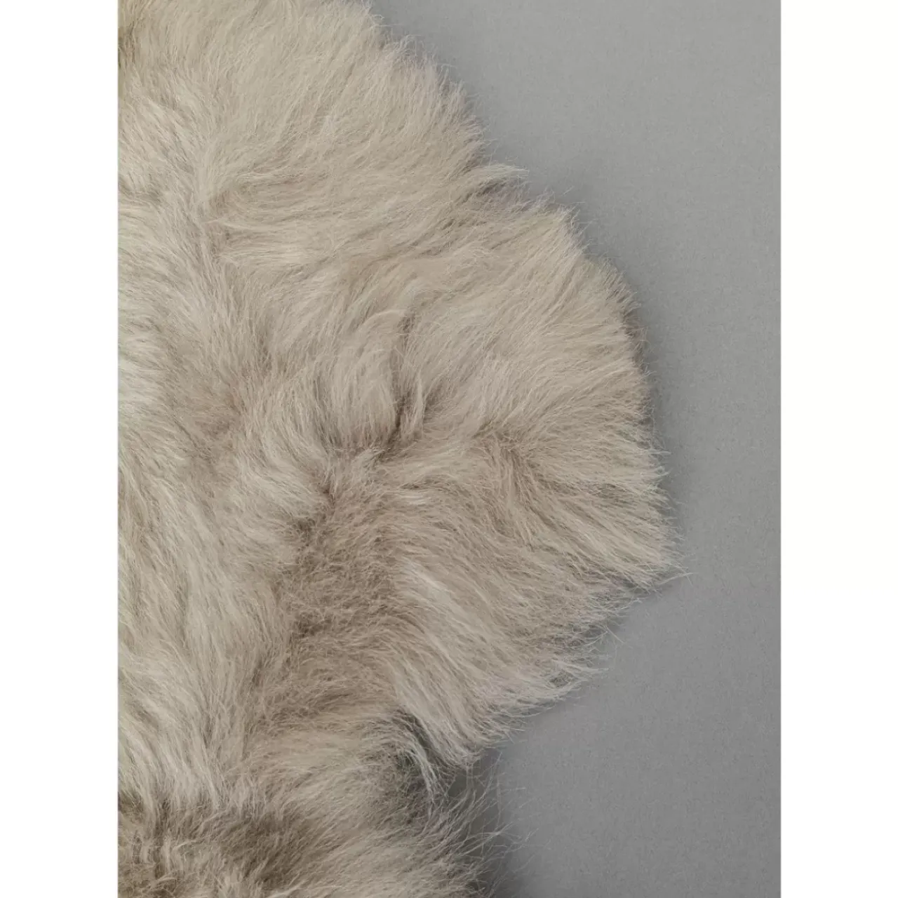 Teppiche-KARE Design Lammfell Heidi Grau 85X65Cm
