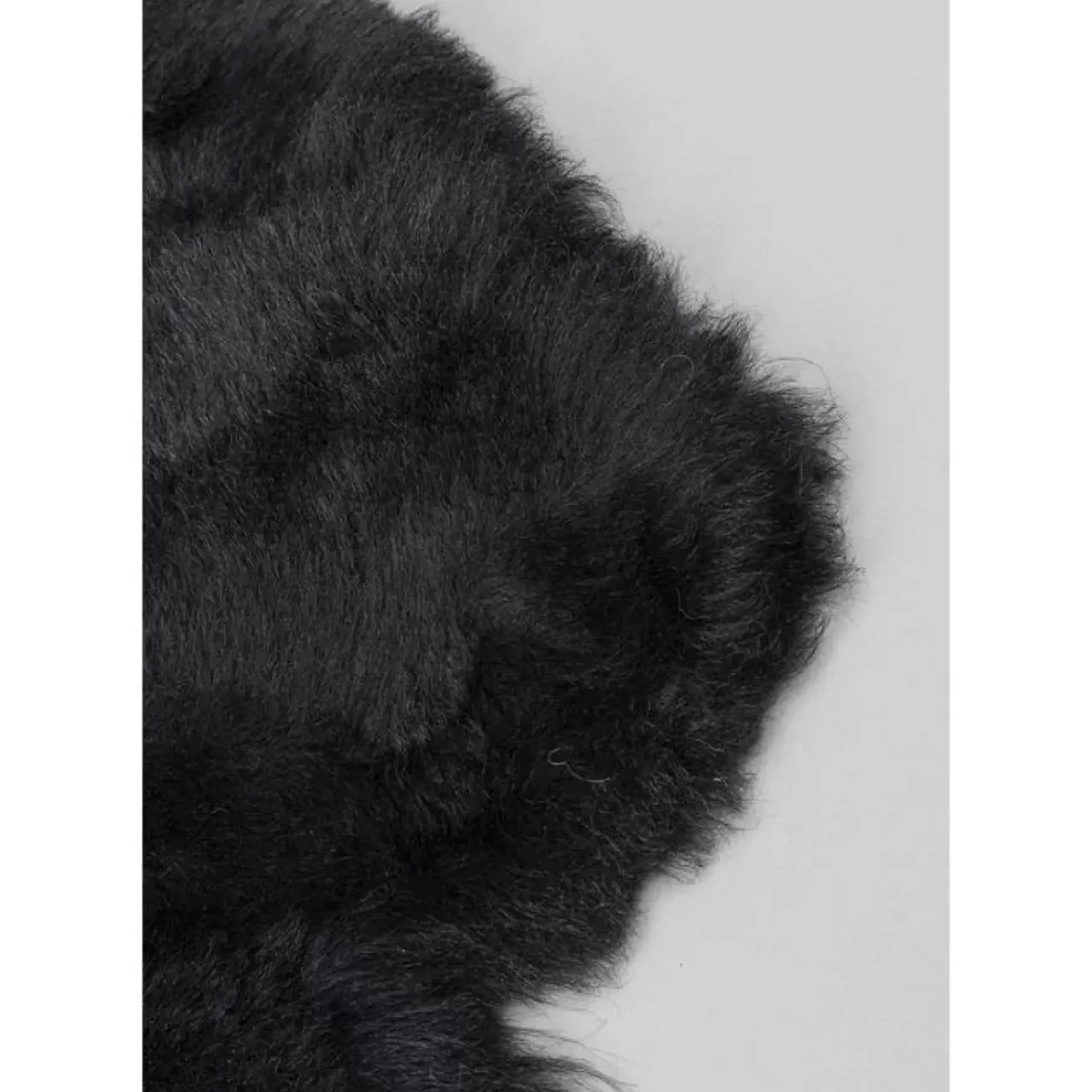 Teppiche-KARE Design Lammfell Heidi Schwarz 85X60