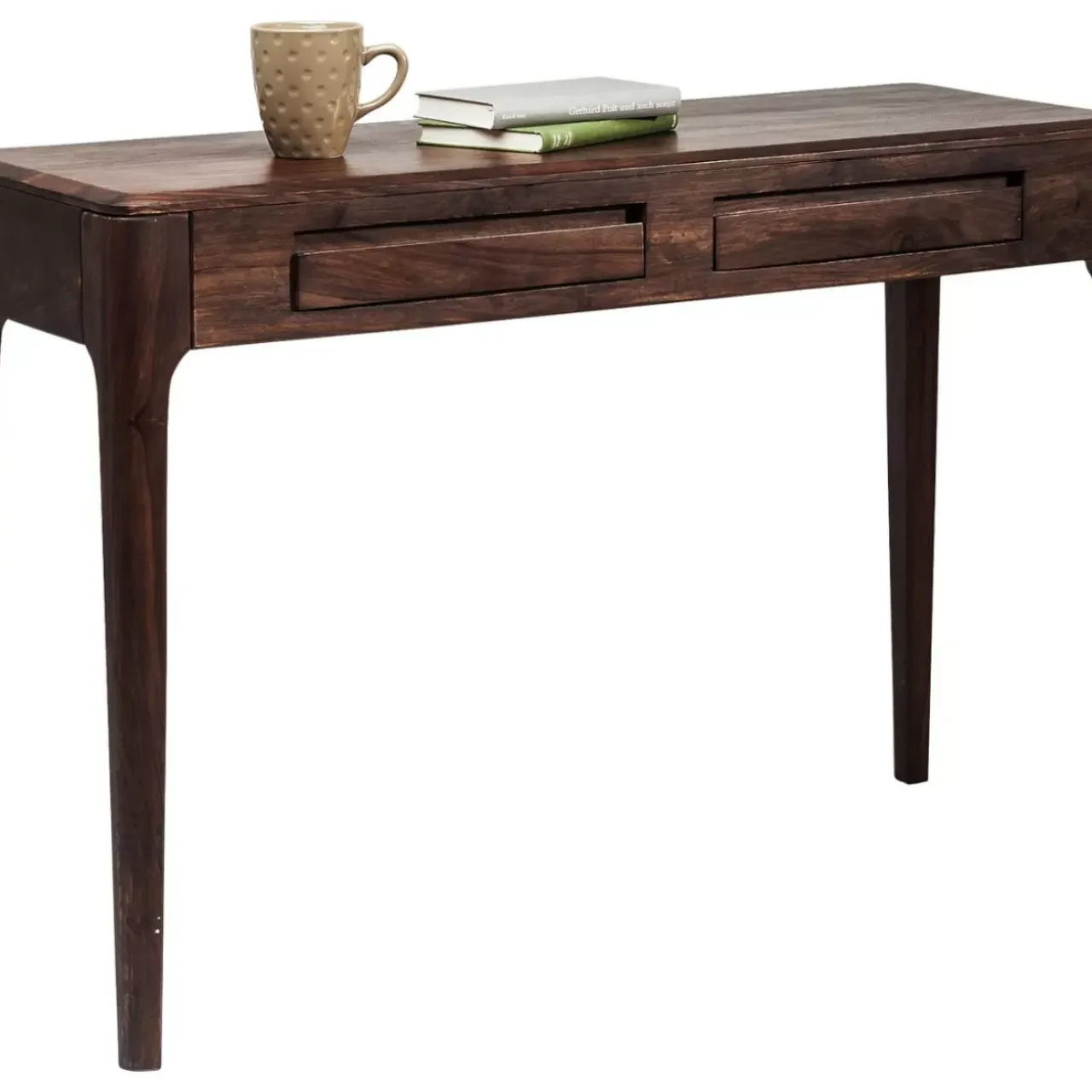 Tische-KARE Design Laptop Schreibtisch Brooklyn Walnut 110X40Cm