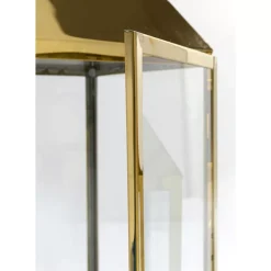 Kerzenständer & Laternen-KARE Design Laterne Giardino Gold (4/Set)